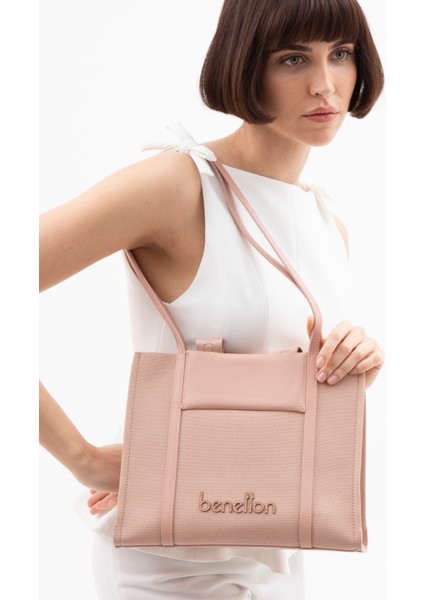 Benetton Kadın El Çantası Pembe BNT1532 fiyatları
