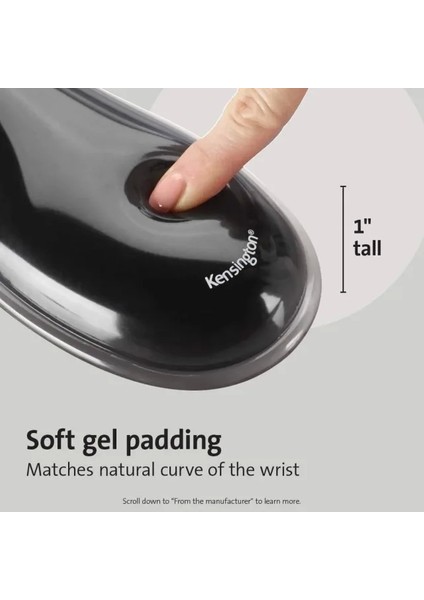 Duo Jel Fare ve Klavye Bilek Dinlendirme Paketi Seti Keyboard Wrist Rest Gray