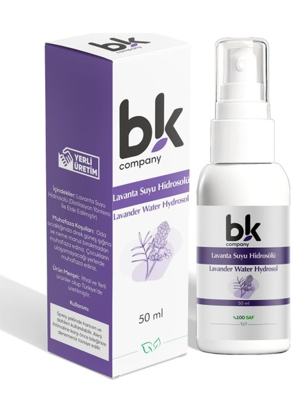 Lavanta Suyu Doğal Ve Saf Canlandırıcı Ve Besleyici Etkili Tonik 50 ml
