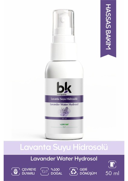 Lavanta Suyu Doğal Ve Saf Canlandırıcı Ve Besleyici Etkili Tonik 50 ml