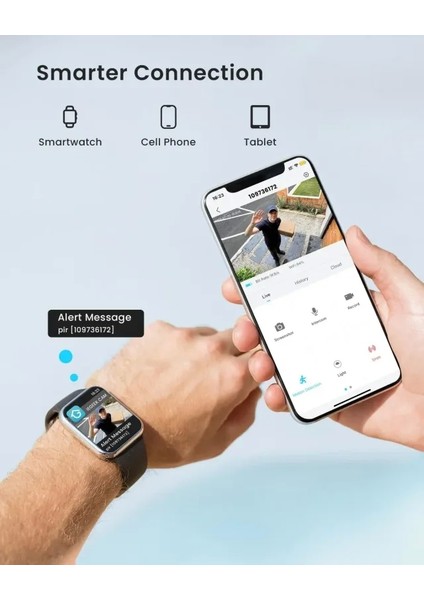 Kablosuz Pille Çalışan Wifi Güvenlik Kamerası Battery Cam indirimleri