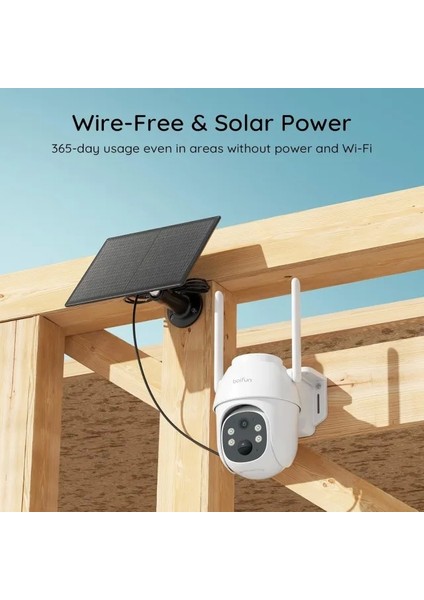 Solar Kablosuz Güvenlik Kamerası Dış Mekan 2k 4g