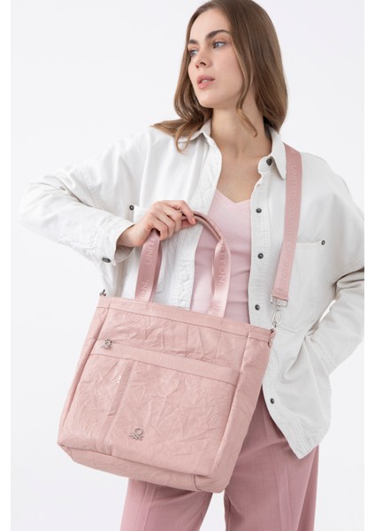 Benetton Kadın Kol Çantası Pembe BNT1473 fiyatları