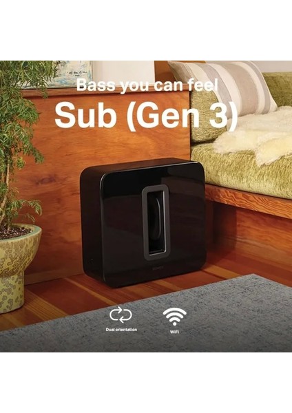 Sub Gen 3 Kablosuz Subwoofer Black