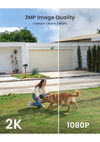 Kablosuz Pille Çalışan Wifi Güvenlik Kamerası Black Solar Cam