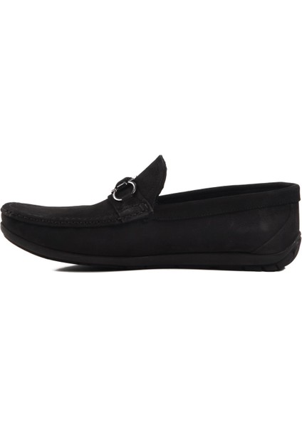505454 M Siyah Nubuk Erkek Günlük Ayakkabı Loafer fiyatları