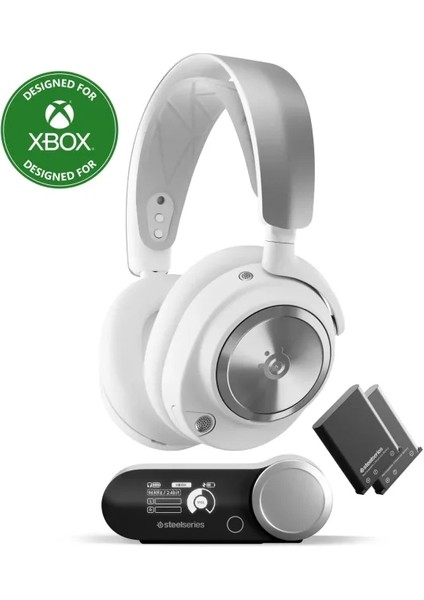 Arctis Nova Pro Kablosuz Multi-Sistem Gaming Kulaklık Xbox White