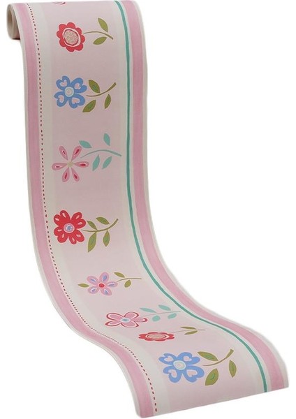 Duvar Kağıdı Bordürü Çiçek Desenli D-Dept Esta For Kids - Kağıt