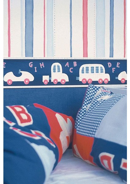 Duvar Kağıdı Bordürü Araba Desenli D-Dept Esta For Kids - Kağıt modelleri