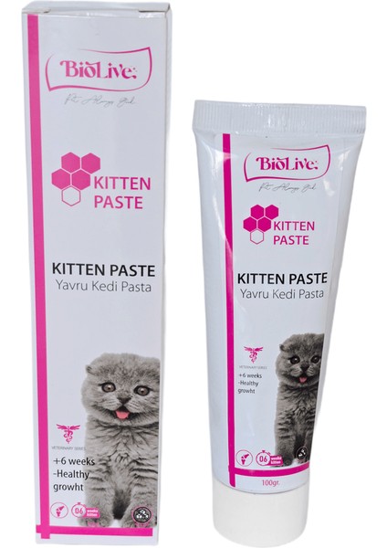 Biolive Yavru Kediler Için Malt Vitamin Paste 100GR fiyatları