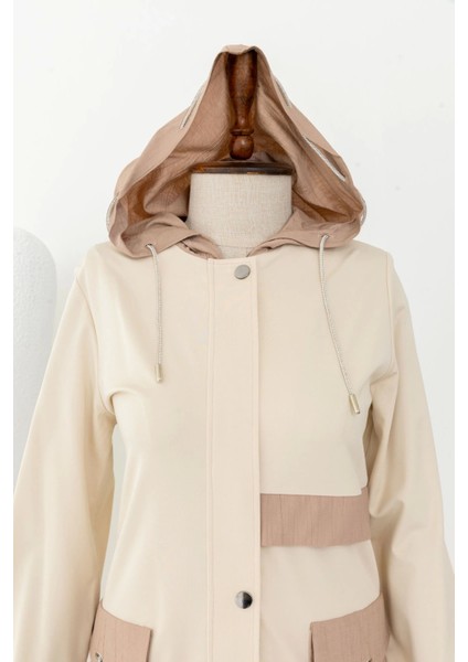 Cep Detaylı Ceketli Pantolonlu Takım- Açık Vizon fırsatları