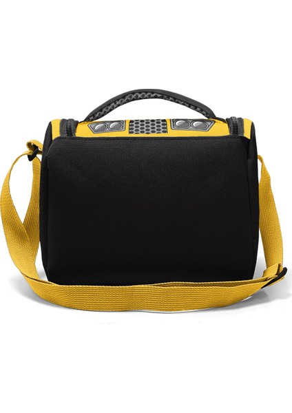 Kids Sarı Siyah Robot Desenli Thermo Beslenme Çantası 12785 modelleri