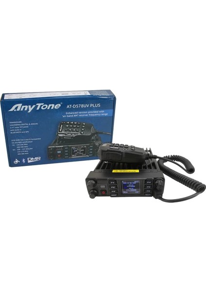 At-D 578 Uv Plus Mobil Telsiz. Anytone Mobil Araç Telsizi D578 Uv Plus Modelidir