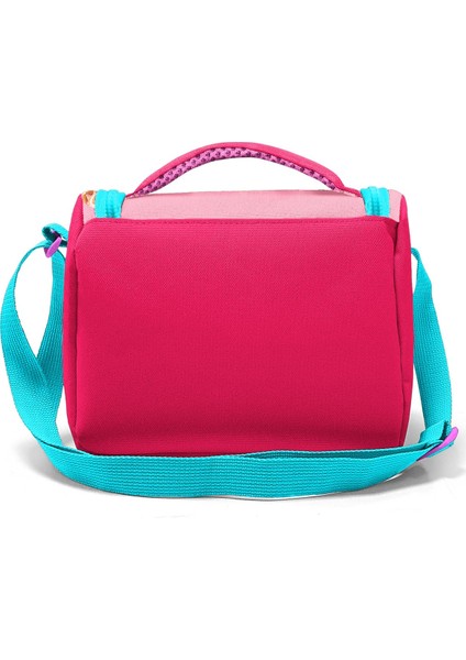 Pembe Neon Mercan Fashion Girl Desenli Thermo Beslenme Çantası 22769 modelleri