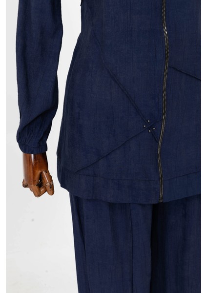 5027 Ceketli Pant. Takım - Lacivert