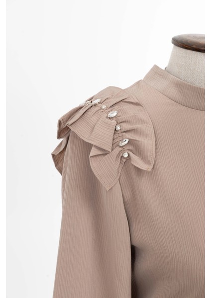 3016 Elbise - Bej indirimleri