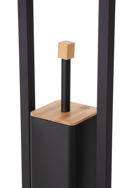 Boho Tuvalet Fırçalık&kağıtlık Siyah 20X20X80 indirimleri