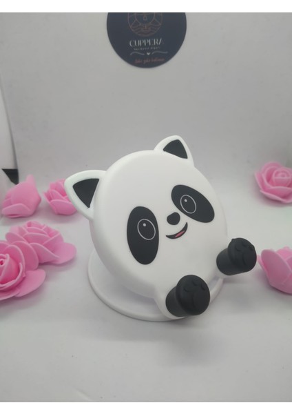 Sevimli Panda Telefon Tutucu Masa Üstü Standı