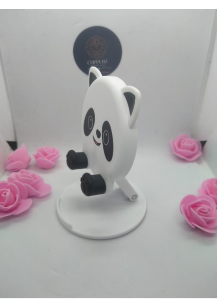 Sevimli Panda Telefon Tutucu Masa Üstü Standı