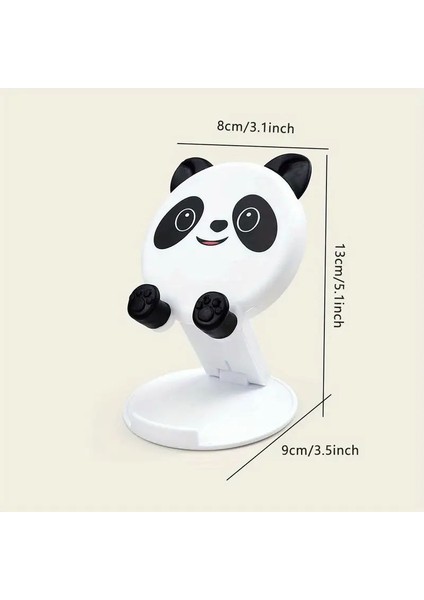Sevimli Panda Telefon Tutucu Masa Üstü Standı