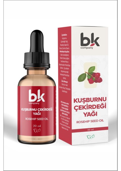 Kuşburnu Çekirdeği Yağı - Aydınlatıcı Doğal Ve Saf Yağ (Serum) - 20ml