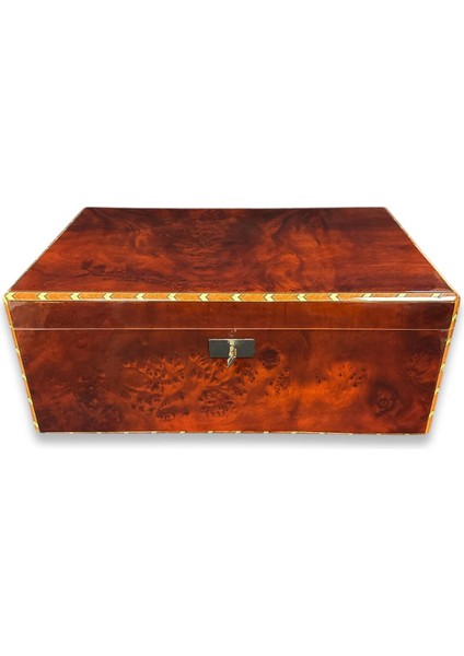 İtaly Canforo Humidor Puro Kutusu Ceviz 125'S