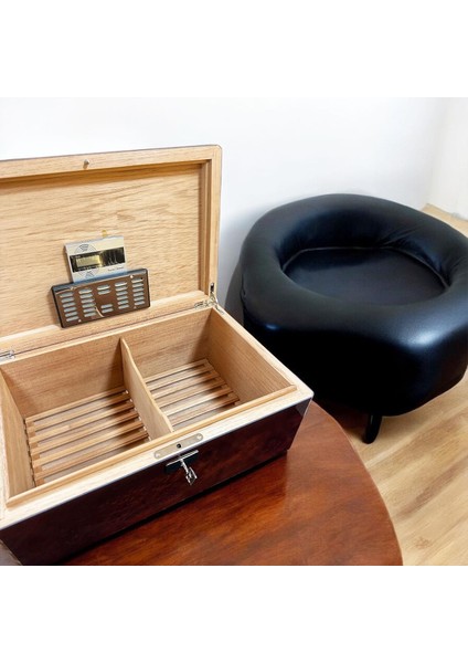 İtaly Canforo Humidor Puro Kutusu Ceviz 125'S