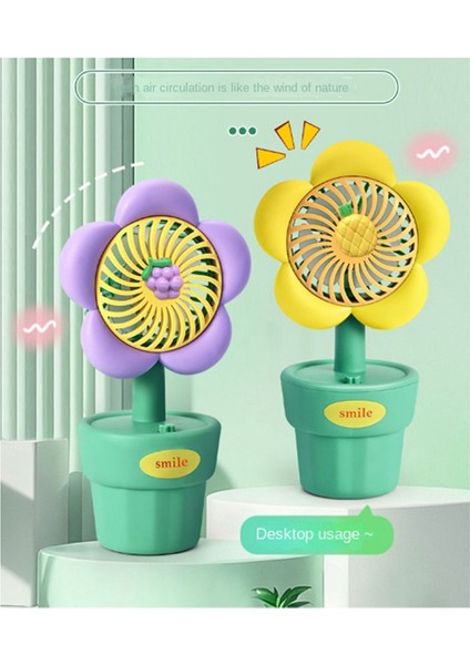 El Mini Fan Taşınabilir USB Şarj Küçük Fanlar Hediyeler Için Sevimli Stil Ev Kullanımı-A (Yurt Dışından) modelleri