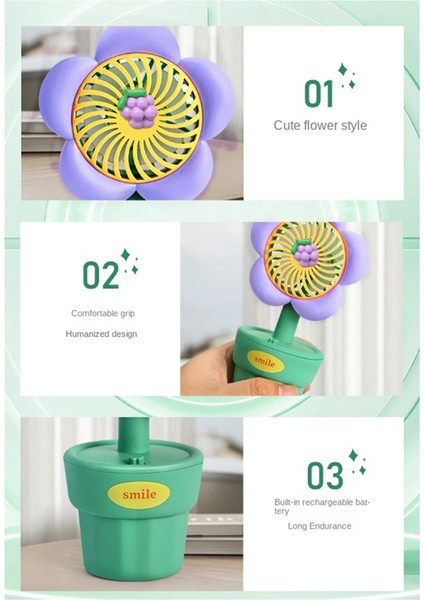 El Mini Fan Taşınabilir USB Şarj Küçük Fanlar Hediyeler Için Sevimli Stil Ev Kullanımı-A (Yurt Dışından) fırsatları