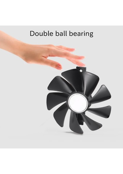 95MM CF1015H12D DC12V Ekran Kartı Soğutucu Soğutma Fanı Safir Nıtro RX480 8g Rx 470 4g Gddr5 RX570/D5 RX580 Için Değiştirin (Yurt Dışından)