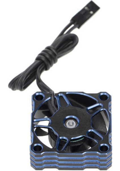 30MM x 30MM 25000RPM Yüksek Hızlı Metal Soğutma Fanı 1/8 1/10 1/12 Arrma Redcat Rc Araba, Mavi (Yurt Dışından)