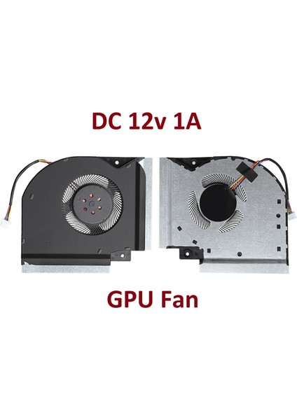 Strix GL504G GL504GS GL504GM GL504GW GL504GV Için Cpu + Gpu Soğutma Fanı (Yurt Dışından)