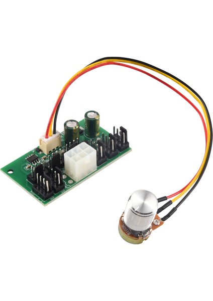 1 Adet Bilgisayar Kasası Madenci Fan Hız Kontrol Cihazı 8 Kanallı Hub Pwm Yüksek Güç Şiddetli DC12V (Yurt Dışından)