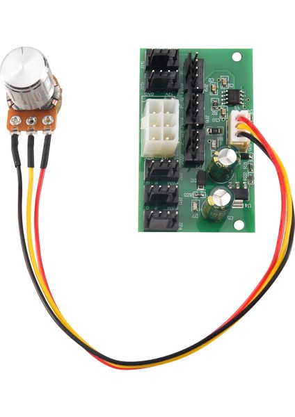 1 Adet Bilgisayar Kasası Madenci Fan Hız Kontrol Cihazı 8 Kanallı Hub Pwm Yüksek Güç Şiddetli DC12V (Yurt Dışından)