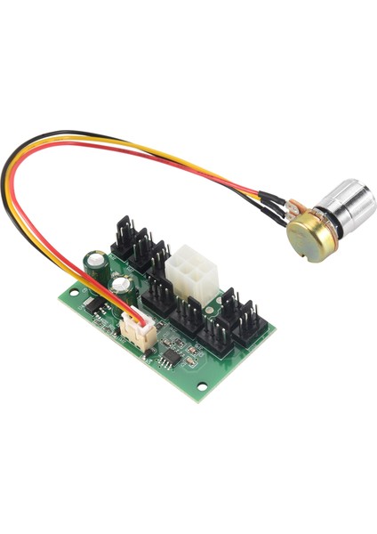 1 Adet Bilgisayar Kasası Madenci Fan Hız Kontrol Cihazı 8 Kanallı Hub Pwm Yüksek Güç Şiddetli DC12V (Yurt Dışından)