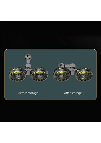 12-24V USB Araba Fanı Taşınabilir Arabalar Elektrikli Ev Ofis Için 360 Derece Dönebilen Çift Kafa 3 Hızlı Koltuk (Yurt Dışından) fırsatları
