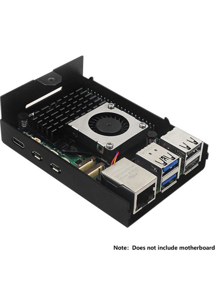 5 Kişilik Alüminyum Kasa, Pwm Fanlı 4gb/8gb Pi 5, Aktif Soğutucu Desteği (Yurt Dışından) fiyatları