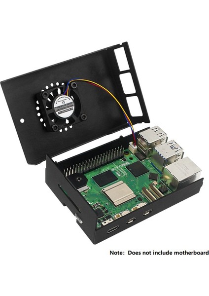 5 Kişilik Alüminyum Kasa, Pwm Fanlı 4gb/8gb Pi 5, Aktif Soğutucu Desteği (Yurt Dışından) modelleri