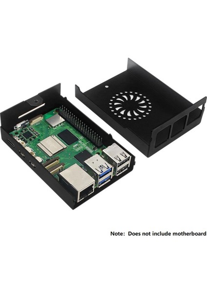 5 Kişilik Alüminyum Kasa, Pwm Fanlı 4gb/8gb Pi 5, Aktif Soğutucu Desteği (Yurt Dışından) fırsatları