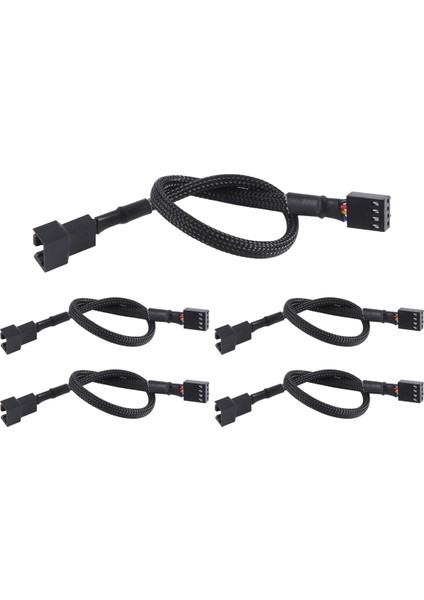 Pwm Fan Uzatma Kablosu - Atx Kasa 3 Pin ve 4 Soğutma Fanıyla Uyumlu 11,8 Inç Pc (Yurt Dışından)