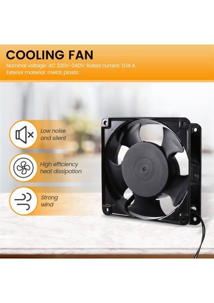 Ac 220V-240V0.14A Fırçasız Soğutucu Soğutma Fanı 120MM x X38MM (Yurt Dışından) fırsatları