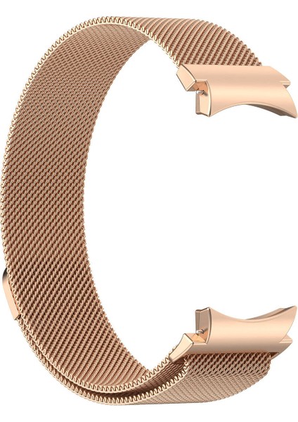Galaxy Watch 6 44MM Uyumlu Krd-01 Metal Kordon Zore - Rose GOLD-8680436722862-NOİR94441