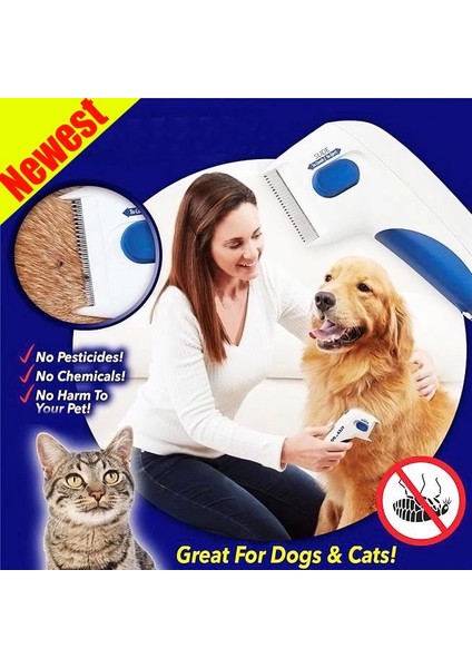Flea Doctor Kedi ve Köpekler Için Pilli Pire Tarağı - Lisinya fiyatları