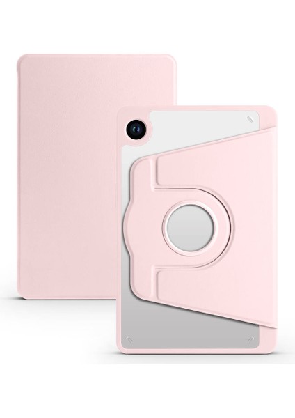 Galaxy Tab A9 Kılıf Uyumlu Termik Kalem Bölmeli Dönebilen Standlı KILIF-PEMBE-8680436731000-NOİ