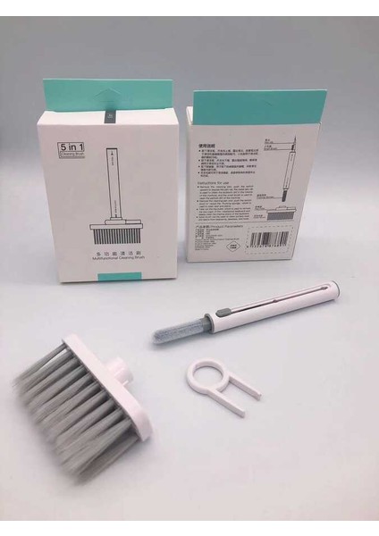 Zore Q5S Çok Fonksiyonlu Klavye ve Airpods Temizleme KALEMI-8680436644980-NOİR82146