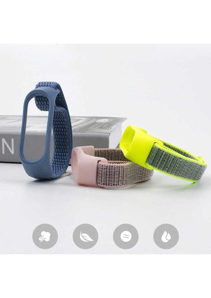 Xiaomi Mi Band 6 Uyumlu Krd-03 Hasır Kordon Zore - NO6-8682314004466-NOİR52487 modelleri