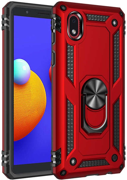 Galaxy A01 Core Kılıf Zore Vega KAPAK-KIRMIZI-8682314104951-NOİR52266