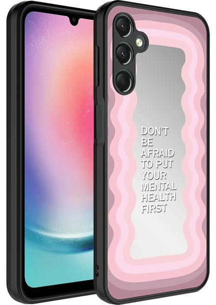 Galaxy A14 Kılıf Aynalı Desenli Kamera Korumalı Parlak Zore Mirror KAPAK-AYNA-8680436683835-NOİR8868