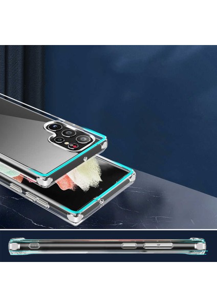 Galaxy S22 Ultra Kılıf Zore Forst KAPAK-RENKSIZ-8680436293034-NOİR64676