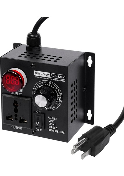 Ac Motor Hız Kontrol Cihazı, Değişken Fan Kontrol Cihazı, 120V Scr Voltaj Regülatörü Abd Tak (Yurt Dışından)